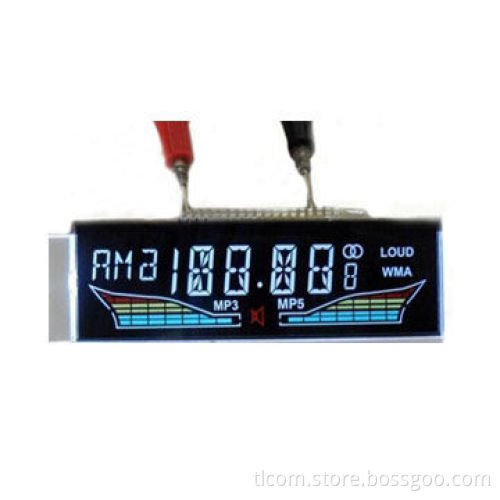 Segment Alphanumeric LCD Modules, VATN Negative LCD Supplier, PIN Connection, EL Backlit
